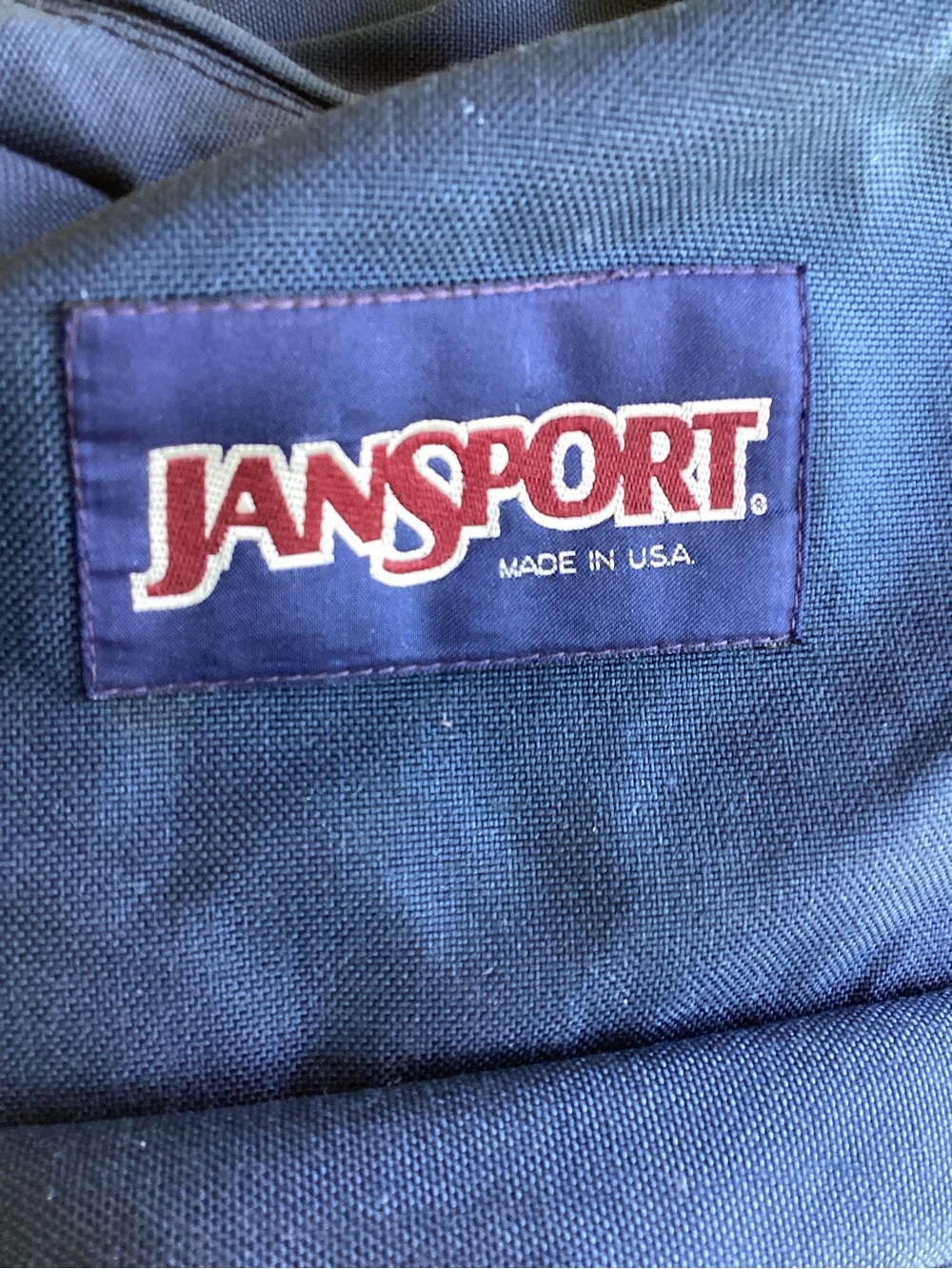 Vintage 90s Jansport day pack Backpack made in USA blue - Picture 2 of 16